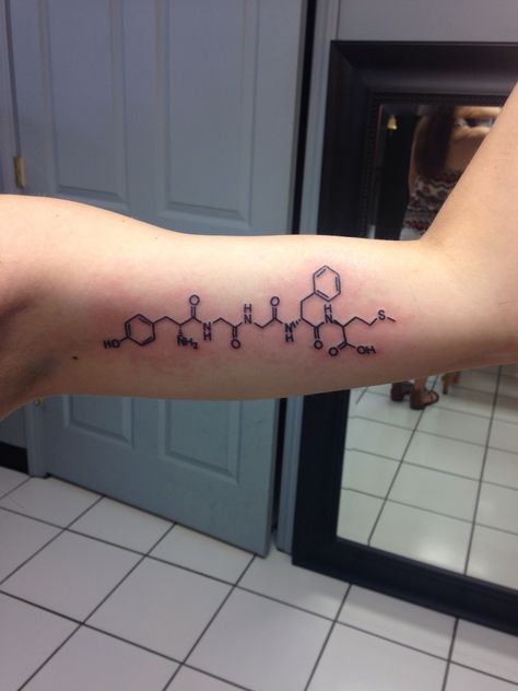 My first tattoo! Chemical formula for runners high Tattoo Ideas For Runners, Runners High Tattoo, Chemical Formula Tattoo, Chemical Compound Tattoo, Chemical Tattoo, Running Tattoos, Zebra Tattoo, Tattoo Prints, Running Tattoo