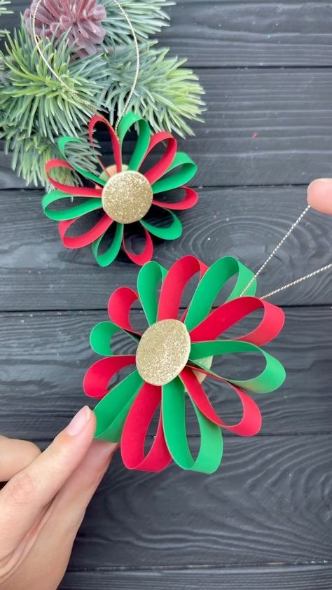 29K views · 217 reactions | Christmas Paper Craft Ideas 2023 #christmas #papercrafts #christmasdecor #tutorial #crafts #diy #homedecor #fyp #reels #usa #canada #craftideas | Origami Studio | Origami Studio · Original audio Christmas Tree Paper Craft, Christmas Paper Craft, Creative Christmas Crafts, Christmas Decorations Diy Crafts, Paper Christmas Ornaments, Preschool Christmas Crafts, Paper Craft Ideas, Easy Christmas Decorations, Christmas Paper Crafts