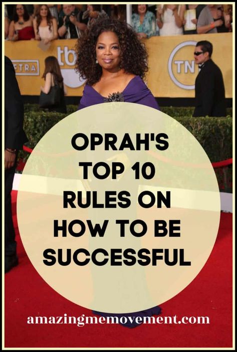 Oprah Winfrey's top 10 powerful and life changing rules on how to be successful in life. These rules are easy to follow and will blow your mind when you realize you can achieve your goals and live your dream life too. goals achieved|how to be successful in life|how to be successful|success story|secrets to success|wealth|fame|successful life|productivity goals Secrets To Success, How To Be A People Person, How To Be Successful In Life, How To Be Successful, Productivity Goals, Quote Of The Night, Goals Achieved, Oprah Winfrey Quotes, Rules For Success