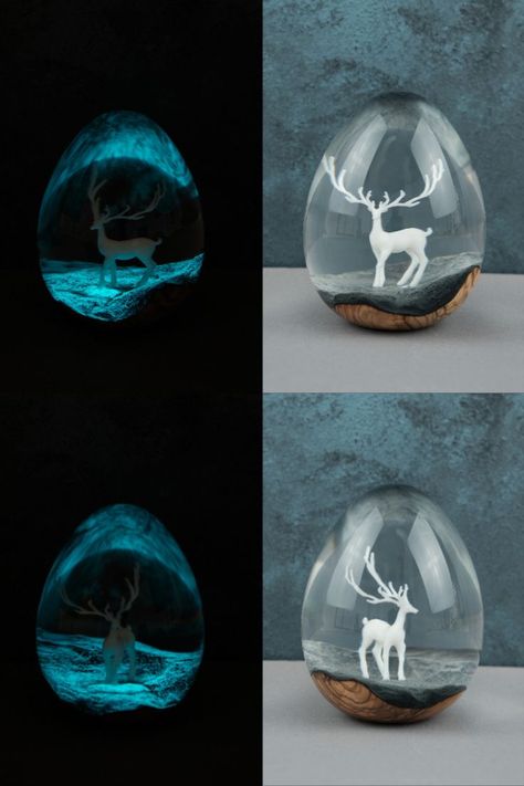 Reindeer Figure, A Deer, Olive Tree, Snow Globe, Snow Globes, Reindeer, Deer, Globe, Egg