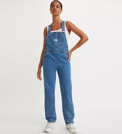 Levi’s Overalls, Levi Overalls Outfit, Women’s Overalls, Levis Overalls Outfit, Levi Overalls, Fitted Overalls, Levis Overalls, Womens Overalls, Vintage Overalls