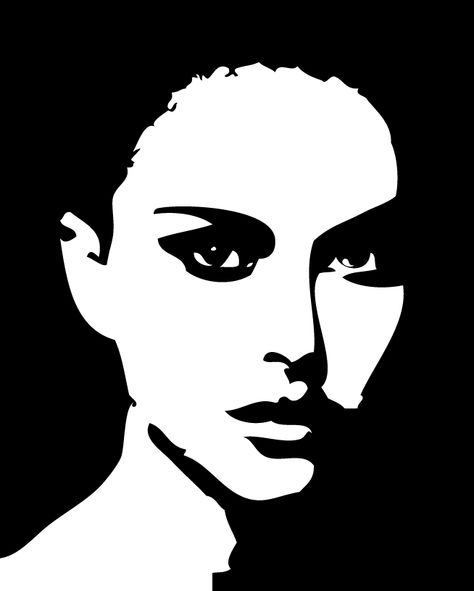 contraste Notan Portraits, High Contrast Photography Portraits, Black And White Face Drawing, High Contrast Portrait, High Contrast Art, Contrast Portrait, Contrast Drawing, Portrait Palette, High Contrast Photos