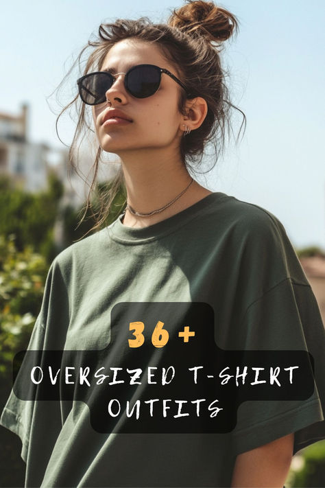 Discover 36 trendy oversized t-shirt outfits perfect for summer. ☀️ These stylish combinations include chic layering, casual vibes, and bold accessories to keep you cool and fashionable. Looking to elevate your summer wardrobe? Click to explore all the stylish outfit ideas! #OversizedTShirt #SummerFashion #ChicLayering #CasualVibes #BoldAccessories #TrendyOutfits How To Style T Shirt, Oversized Tshirt Outfit Winter, Oversized Polo Shirt Outfit, Polo Shirt Outfit Women's, Oversized Tee Outfit, Casual Tshirt Outfit, T Shirt Outfits, Oversize Tshirt Outfits, Polo Shirt Outfits