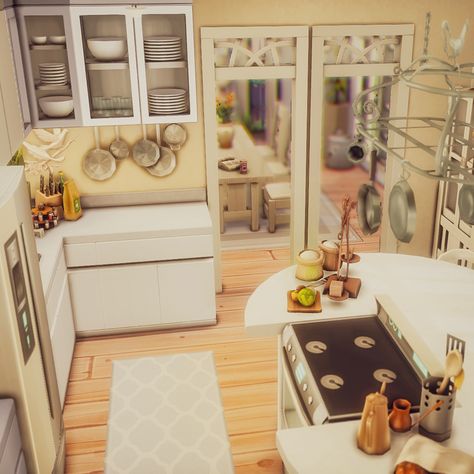 Hello Lovelies! 🌻 Here are some interior shots of my Huge Basegame Family Home. I personally love the kitchen, but only because kitchens are my favorite rooms 😊 ✨No CC ✨40x30 ✨Basegame Only ✨🚽x3 ✨🛌x5 ✨Pool, Garage, Poolhouse and more #thesims4builds #thesims4homes #showusyourbuilds #sccregram #somesimlishbuild #simstagram #thesims #sims #thesims4 #ts #ts4 #thesims4house #simsbuild #thesims4home #simshouse #games #PS4 #sims4nocc #instagood #gamer #design #landscape #gardening #flowers #sim... Sims Base Game Living Room, Sims 4 Kitchen Ideas No Cc Base Game, Sims 4 Base Game Living Room, Sims 4 Rooms No Cc Base Game, Sims 4 Basegame Kitchen No Cc, Sims 4 Kitchen, Sims 4 Build, Sims 4 Game, Sims House