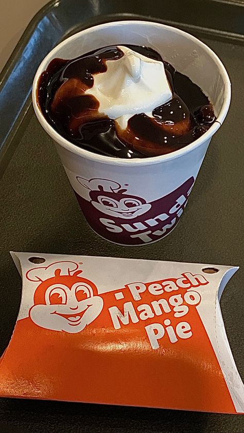 Jollibee | Choco Sundae | Peach Mango Pie | Jollibee Cravings | Dessert Peach Mango Pie Jollibee, Jollibee Sundae, Peach Mango Pie, Mango Pie, Peach Pie, Peach Mango, Food Cravings, Mango, Pie