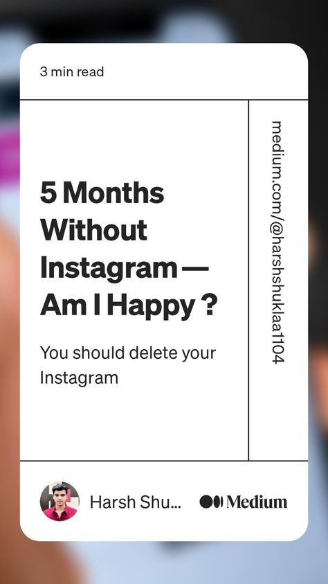 You should delete your Instagram. Deleting Instagram, Delete Instagram, Coffee Reading, Social Pressure, Social Trends, Improve Mental Health, Life Is A Journey, Online Activities, Self Care Activities