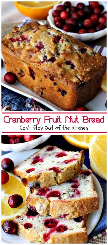 Cranberry Nut Bread, Fruit Breads, Cranberry Orange Muffins, Orange Muffins, Cranberry Muffins, Cranberry Fruit, Cranberry Bread, Fruit Bread, Nut Bread