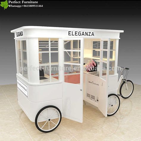 Source Mall ice cream fruit juice kiosk sale manufacture on m.alibaba.com Bubble Tea Kiosk, Boba Juice, Coconut Food, Kombi Food Truck, Food Booth, Gerobak Dorong, Bike Food, Mobile Coffee Shop, Mobile Food Cart