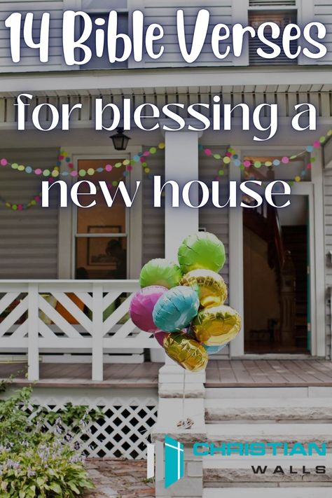 14 Bible Verses For Blessing a New House or Home Scriptures For House Blessing, Prayers For House Blessing, Blessing For Home, Scripture For A New Home, Blessing A New Apartment, New Home Blessings Quotes, New House Blessing Ritual, House Dedication Ideas, Scripture For New House