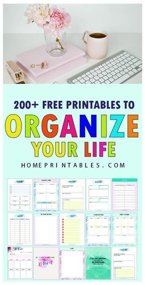 Happy Planner Free Printable, Organizational Printables, Free Printable Planner, Free Printables Organization, To Do Planner, Home Binder, Budget Planner Printable, Home Planner, Binder Organization