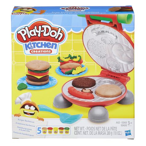 Play Doh Party, Barbecue Burgers, Hasbro Play Doh, Play Doh Kitchen, Burger Party, Barbecue Party, Getting Played, Play Clay, Barbecue Recipes