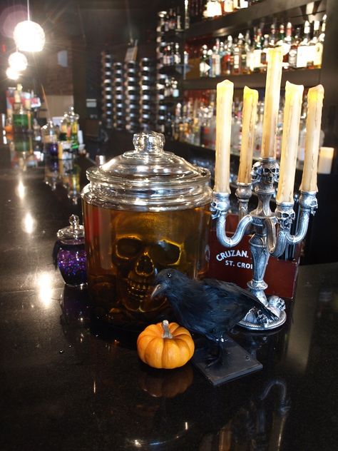 a. party style: halloween :: restaurant decorations Halloween Decoration For Restaurant, Brewery Halloween Decorations, Restaurant Halloween Decorations, Halloween Pub Decorations, Halloween Decor For Restaurant, Bar Halloween Decorations, Halloween Restaurant Decor, Halloween Decor Restaurant, Halloween Decorations For Restaurant