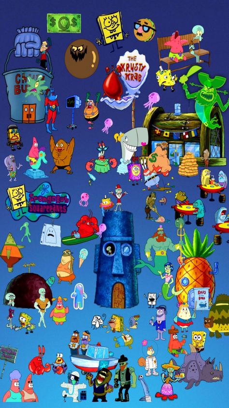 Random Spongebob Characters, Spongebob Food, Spongebob Squarepants Drawing, Spongebob Ideas, Spongebob Squarepants Characters, Spongebob Logic, Spongebob Aesthetic, Spongebob Comics, Spongebob Background