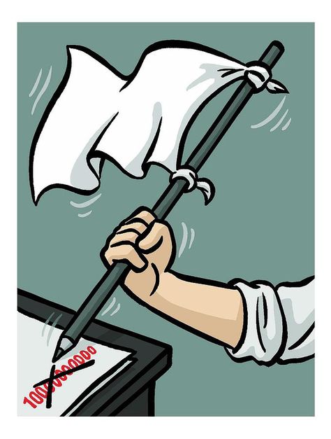 Waving The White Flag Drawing by Christoph Niemann Flag Waving Drawing, Waving Flag Drawing, Sorry Sticker, Christoph Niemann, Flag Drawing, Wave Drawing, White Flag, New Yorker Cartoons, Buy Wall Art