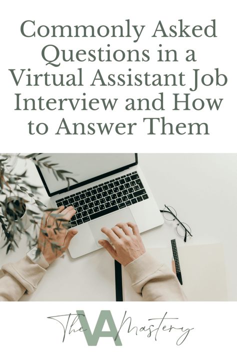 Preparing for a virtual assistant (VA) job interview involves anticipating the questions you might be asked and preparing thoughtful, professional responses. Here’s a guide to some of the most commonly asked questions in VA interviews and how to answer them effectively.  #freelancer #virtualassistant #outsourcing #virtualassistance #wahm Virtual Job Interview Tips, Virtual Assistant Portfolio Example, Virtual Assistant Aesthetic, Professional Responses, Assistant Aesthetic, Amazon Kindle Books, Virtual Jobs, Virtual Assistant Jobs, Office Assistant