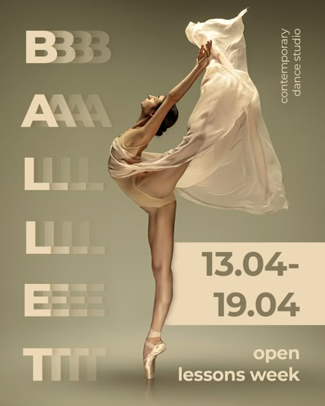 Poster for dance studio on Behance Dance Studio Poster, Dance Movie Poster, Dance Event Poster, Class Poster Design, Dance Poster Design, Poster Dance, Dance Movie, Dance Studio Design, Dancer Poster