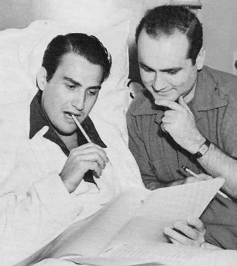 Artie Shaw and Jerry Gray are pictured in May of 1939 when Shaw was hospitalized at Mary Clabby hospital with a serious blood disorder. Artie Shaw, Benny Goodman, Jazz Band, Big Band, Great Love, Pop Music, Historical Figures, Male Sketch, Google Search