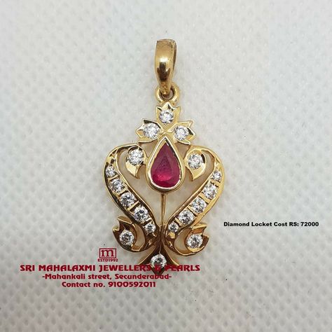 Small Pendent Designs Gold, Small Lockets Gold Indian, Gold Lockets, Small Earrings Gold, 22 Carat Gold Jewellery, Gold Jewels Design, Diamond Pendent, Fancy Jewelry Necklace, Gold Jewelry Simple Necklace