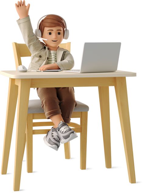 Boy Studying, Online Illustration, Online Communication, Kids Study, Character Study, Art Wallpaper Iphone, Art 3d, 3d Characters, Online Education