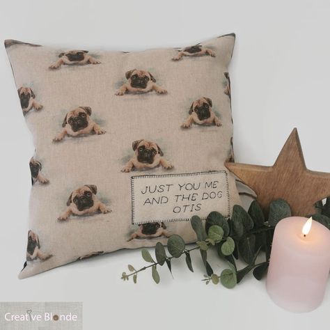 Check out this item in my Etsy shop https://www.etsy.com/uk/listing/1144441996/personalised-pug-cushion-country-cottage Winter Quilts Patterns, Custom Dog Gifts, Cottage Gifts, Heart Blanket, Pet Cushions, Personalised Cushions, Country Cottage Style, Just You And Me, Nursery Decor Boy