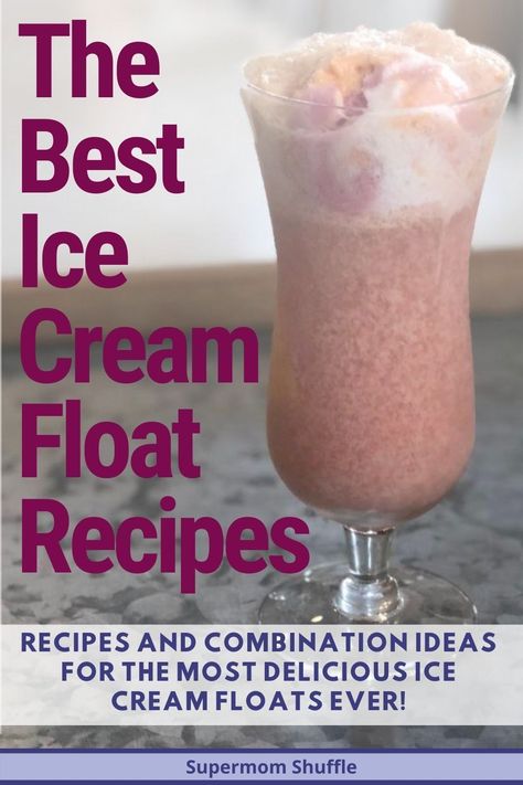 Ice Cream Float Bar, Ice Cream Float Recipes, Ice Cream Float, Soda Floats, Float Recipes, Ice Cream Shake, Quick Baking, Soda Flavors, The Best Ice Cream