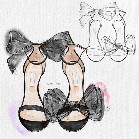 #fashion #shoes #procreate #art #eventillustrator Shoes For Women Sketch, Fashion Sketch Watercolor, Sketch Shoes Design, Purse Sketch Drawing, Bags Drawing Design Sketch, Heels Sketch, Heels Drawing, Watercolor Fashion Sketch, Shoe Sketch