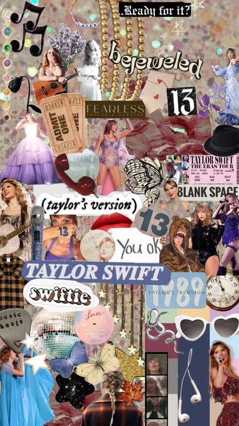 Taylor Swift Collage Wallpaper, Taylor Swift Collage, Blank Space Taylor, Taylor Swfit, Taylor Swift Images, Taylor Swif, Playlist Covers Photos, Olivia + Core + Aesthetic, Cool Album Covers