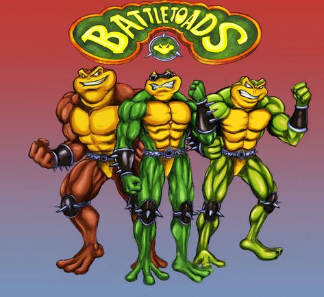 Battle Toads, Ninja Turtle Games, Tattoo Character, Male Art Men, Double Dragon, Bio Art, Illustration Art Drawing, Comic Book Characters, Video Game Art