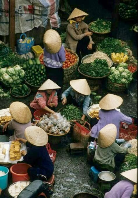 Dalat Vietnam, Beautiful Vietnam, Vietnam Art, Vietnam Food, Outdoor Market, Gap Year, Hoi An, Vietnamese Recipes, Vietnam Travel