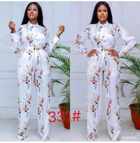 Bas Large, Loose Playsuit, African Print Jumpsuit, Curvy Casual Outfits, Fashion Work Outfit, Corporate Dress, 2piece Outfits, Chic Dress Classy, Stylish Wedding Dresses