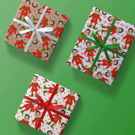 Elves Christmas, Holiday Wrapping, Gift Wrapper, Holiday Wrapping Paper, Customized Photo Gifts, Santa's Elves, Brown Kraft Paper, Funny Christmas Gifts, Christmas Party Supplies