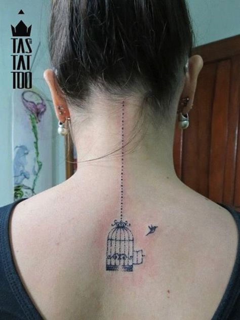 bird cage by Rodrigo Tas Sao Paulo Brazil | women tattoos #brazil #brazil #women Birdcage Tattoo, Cage Tattoo, Freedom Tattoos, Cage Tattoos, Tattoo Bird, Small Bird Tattoo, Watercolor Tattoo Flower, Amazing Tattoos, Tattoo Feminina