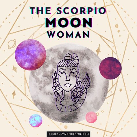 The Scorpio Moon Woman Explained | Basically Wonderful Scorpio Moon Woman, Moon In Sagittarius Woman, Aquarius Sun Scorpio Moon, Scorpio Moon Sign, Sun Scorpio, Moon Woman, Capricorn Sun, Sagittarius Personality, Sagittarius Moon