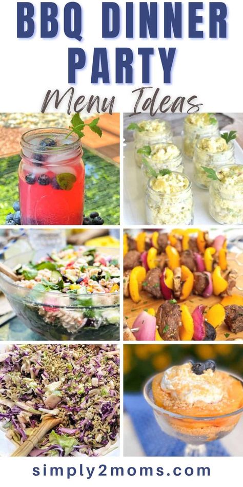 Outdoor Menu Ideas, Outdoor Dinner Party Menu Ideas, Backyard Party Menu Ideas, Bbq Theme Dinner Party, Simple Party Menu Ideas, Easy Summer Dinner Party Menu Ideas, Bbq Dinner Party Menu Ideas, Bbq Party Menu Ideas, Bbq Menu Ideas Parties