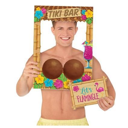 Giant Luau Tiki Bar Photo Booth Frame Kit 2pc | Party Themes | Party Themes | Luau Party Supplies | Luau … in 2022 | Photo booth frame, Luau party supplies, Photo booth kit Luau Tiki Bar, Coconut Bra, Winter Party Themes, Luau Party Supplies, Luau Birthday Party, Hawaiian Birthday Party, Luau Birthday, Summer Pool Party, Photo Booth Frame