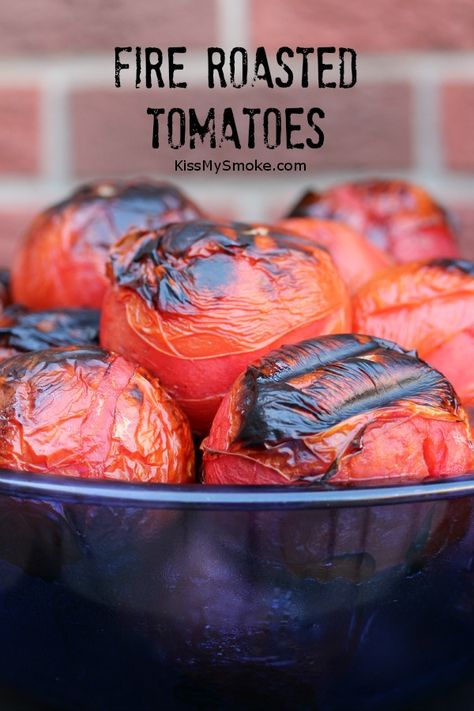 Fire Roasted Tomatoes Recipe, Roasted Tomato Recipes, Tomato Recipe, Salsa Sauce, Fire Roasted Tomatoes, Garden Recipes, Fire Roasted, Kiss My, Tomato Recipes