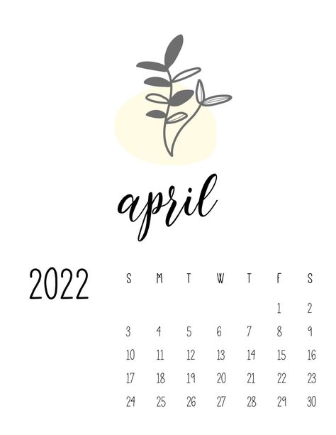 Free Printable Botanical Calendar 2022 - World of Printables World Of Printables, Framed Calendar, Cool Calendars, Penanda Buku, Minimalist Calendar, Today Calendar, Holiday Templates, Calendar Ideas, Free Calendar