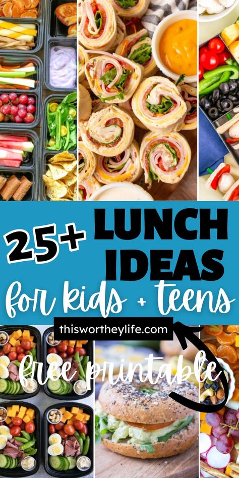 School Friendly Lunch Ideas, Big Kid School Lunch Ideas, School Lunch Side Ideas, School Lunch Ideas For Kids 2nd Grade, Lunch Ideas Middle Schoolers, Cold Lunch Ideas For Middle School, Back To School Lunches For Highschool, Field Trip Lunch Ideas For Parents, Lunch Ideas For Sports Tournaments