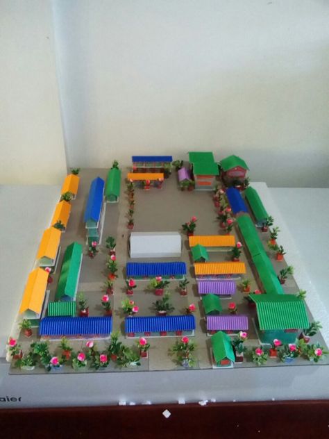 Diorama  Miniature School Building Puerto Princesa Elem. Sch. 2016 Miniature School Building, Miniature School, Puerto Princesa, School Building, Palawan, Main Entrance, Entrance, Miniatures, Building