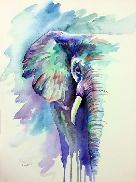 Elephant Art Drawing, Elephant Painting Canvas, Acrylic Painting Ideas For Beginners, Beautiful Acrylic Painting, Easy Acrylic Painting Ideas, Elephant Artwork, Acrylic Painting Ideas, Easy Acrylic Painting, Painting Ideas For Beginners