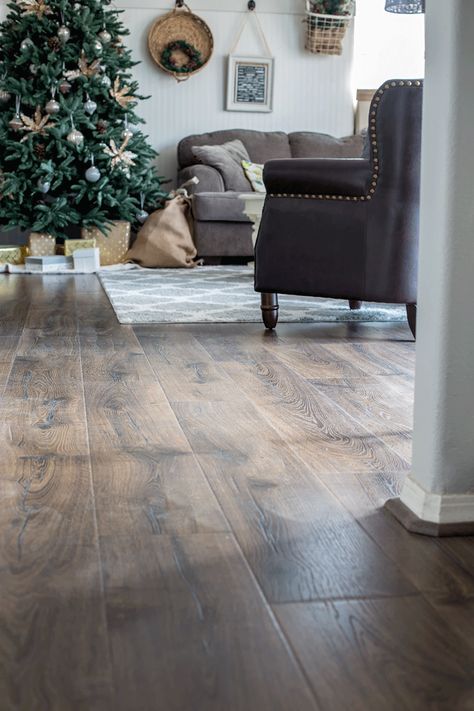 updating-your-flooring-with-pergo-outlast-vintage-tabacco-oak Pergo Outlast, Pergo Flooring, Farmhouse Flooring, Lvp Flooring, Floor Colors, Living Room Remodel, Vinyl Plank Flooring, Living Room Flooring, Room Remodeling