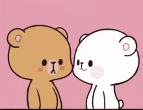 Hug Milk And Mocha, Cute Love Cartoons Gif, Milk And Mocha Hug, Milk And Mocha Bear Gif, Hugs Cute, Calin Gif, Milk And Mocha, Meme Chat, Mocha Bear