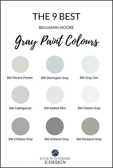 Benjamin Moore Paint Colors Gray, Scandinavian Outfits, Warm Grey Paint Colors, Best Gray Paint, Warm Gray Paint, Light Grey Paint Colors, Gray Paint Colors, Benjamin Moore Gray, Greige Paint Colors