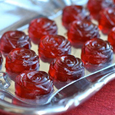 Rose Jello Shots, N Is For Night, Holiday Jello Shots, Rose Ceremony, Jell O Shots, Pudding Shots, Beauty And The Beast Party, Kentucky Derby Party, Jell O