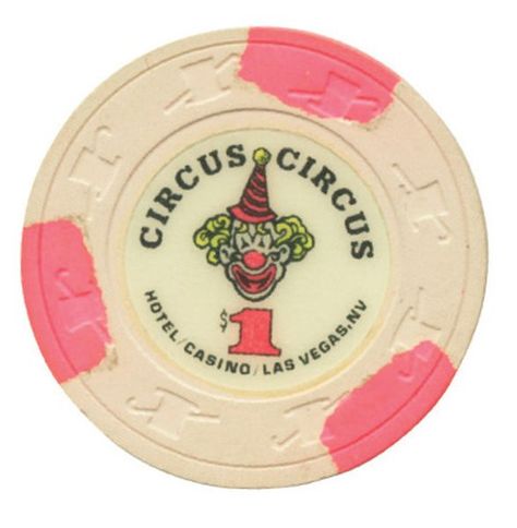 Vintage Circus Circus Gaming Chip ~ Circus Circus Hotel & Casino Crocs Charm Ideas, Circus Circus Las Vegas, Rodeo Clown, Old Las Vegas, Crocs Charm, Old Vegas, Vintage Vegas, What Happens In Vegas, Vintage Las Vegas