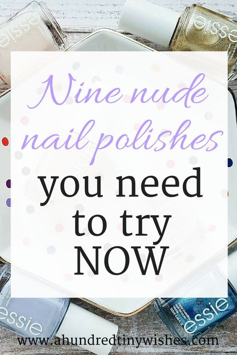 To me, a nude nail just screams sophistication. It is the perfect color for a job interview, a wedding, work, play, and any other event or activity you can possibly dream of. So here's 9 nude nail polishes that you need to try now! Work Appropriate Nails, Glitter Nails Diy, Nude Nail Polish, Nude Nail, Best Nail Polish, Manicure At Home, Diy Manicure, Nail Paint, Nail Polishes