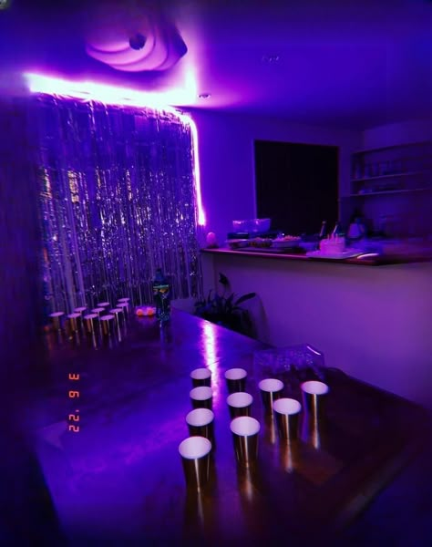 [PaidLink] 61 Euphoria Party Decoration Tips To Try Out At Once #euphoriapartydecoration Sweet 16 Party Themes, 14th Birthday Party Ideas, Euphoria Party, 15th Birthday Party Ideas, 18th Birthday Party Themes, Purple Birthday Party, Sweet Sixteen Birthday Party Ideas, 18th Birthday Decorations, Glow Birthday Party