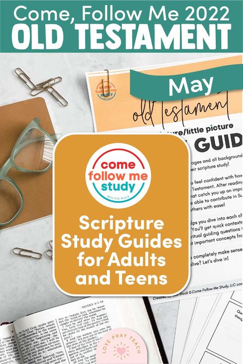 May 2022 Come, Follow Me Study Guides for the Old Testament www.LovePrayTeach.com Old Testament Study Guide, Family Home Evening Lessons, Lds Primary Lesson Helps, Lds Primary Lessons, Lds Lessons, Scripture Memorization, Primary Lessons, Study Scripture, Study Guides