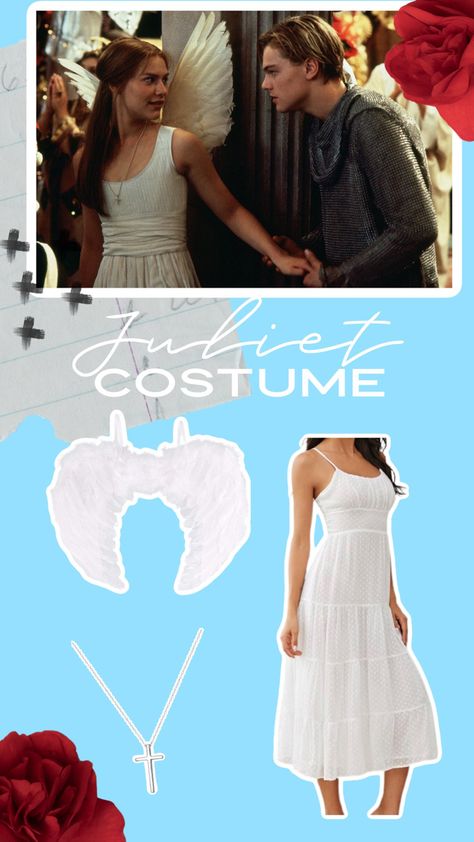 Romeo And Juliet Halloween, Juliet Halloween Costume, Juliet Halloween, Juliet Costume, Romeo And Juliet Costumes, Costume Couples, Corpse Bride Costume, Movie Character Costumes, Diy Costumes Women