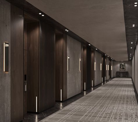 created together @estampstudio Hotel Hallway Design, Hotel Corridor Design, Carlisle United, Hotel Corridor, Elevator Lobby, Hotel Lobby Design, Hotel Hallway, Corridor Design, Wellness Hotel